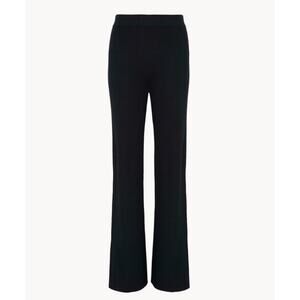 Kujten Rosario Flared Silk Cashmere Pants Black Size 1